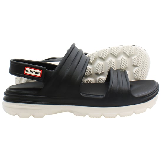 Hunter Bloom Damen Schwarz Sandalen - Image 4