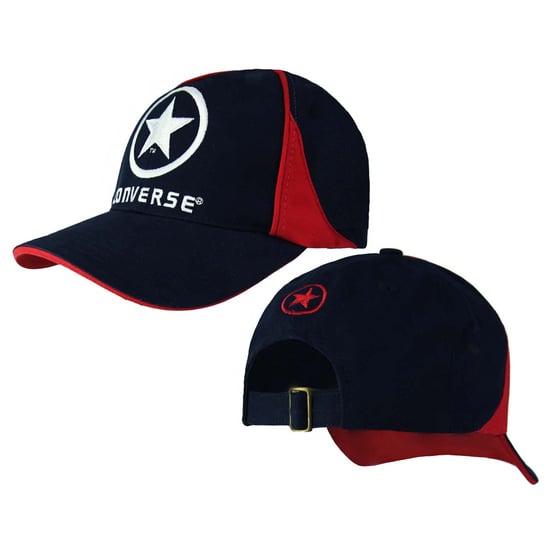 Converse Logo Kinder Kappe Navy/Rot - Image 3