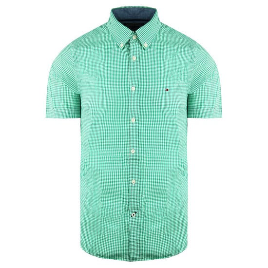 Tommy Hilfiger Berny Herren Grün/Weißes Hemd - Image 1