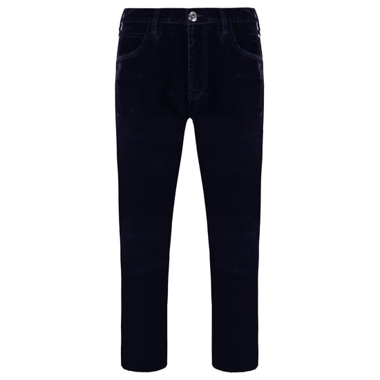 Emporio Armani Slim Fit Herren Samt-Hosen - Image 1
