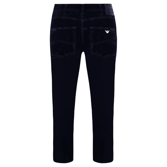 Emporio Armani Slim Fit Herren Samt-Hosen - Image 2