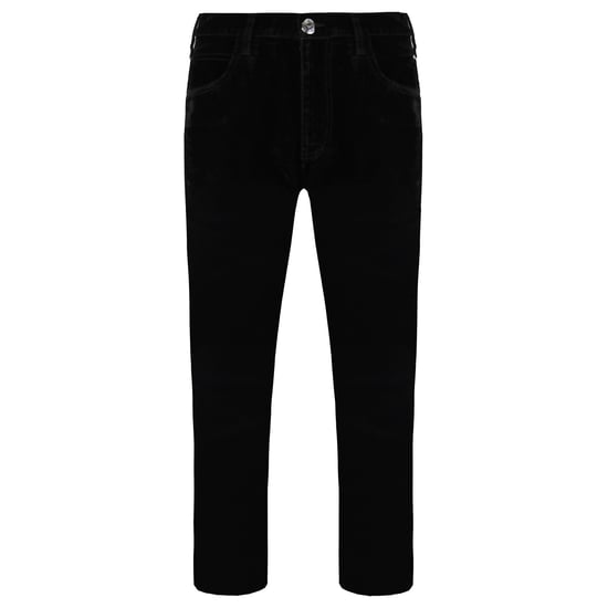Emporio Armani J85 Regular Fit Damen Samt-Hosen - Image 1