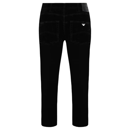 Emporio Armani J85 Regular Fit Damen Samt-Hosen - Image 2