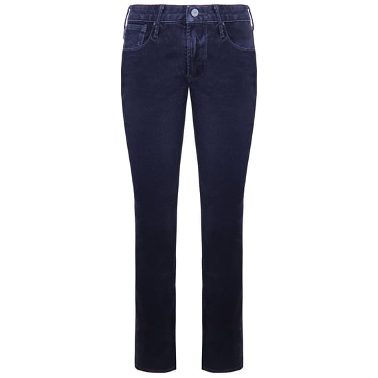 Emporio Armani J06 Slim Fit Herren Samthose - Image 1