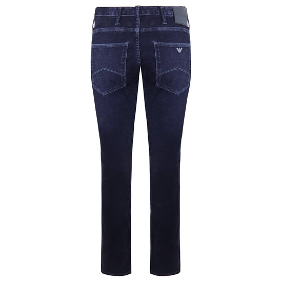 Emporio Armani J06 Slim Fit Herren Samthose - Image 2