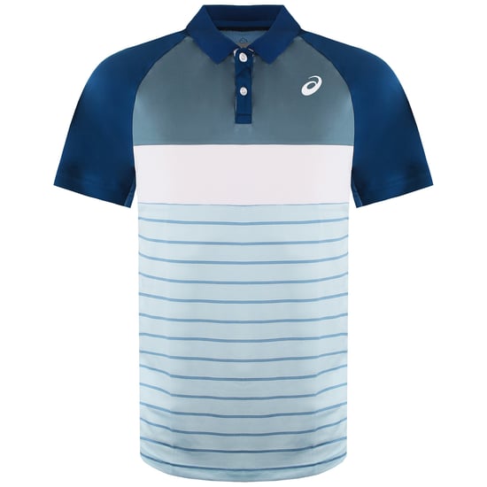 Asics Court Herren Blau Tennis Poloshirt - Image 1