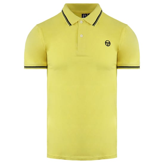 Sergio Tacchini Herren Polo-Shirt Schwarz/Gelb - Image 1