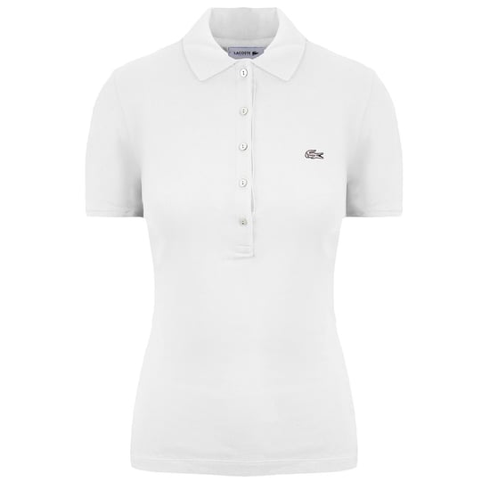 Lacoste Slim Fit Damen Weißes Polo-Shirt - Image 1