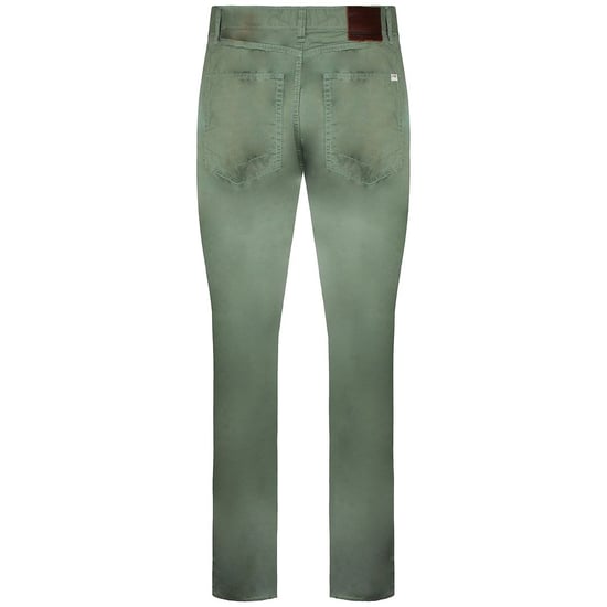 Vans Off The Wall V46 Tiefe Taille Gerade Bein Herren Grüne Chinos - Image 2