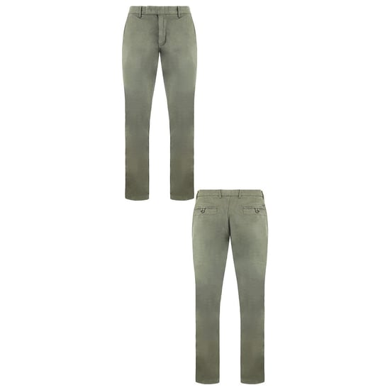 Armani Jeans Regular Fit Herren Grüne Chinos - Image 3