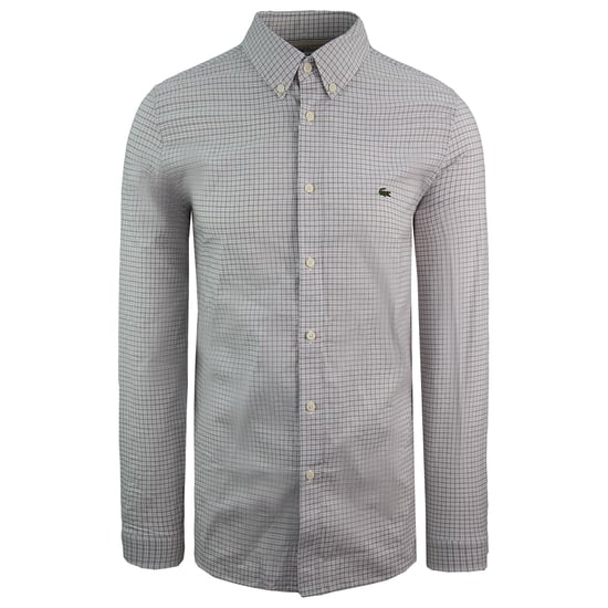 Lacoste Stretch Slim Fit Herren Graues Hemd - Image 1