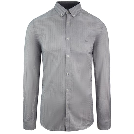 Lacoste Slim Fit Oxford Herren Graues Gewebtes Hemd - Image 1