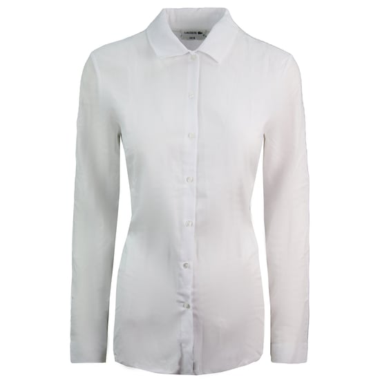 Lacoste Einfache Damen Weißes Shirt - Image 1