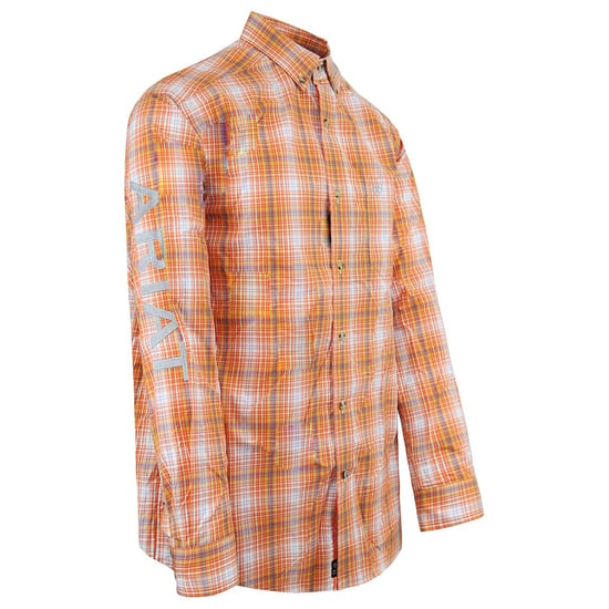 Ariat Wycliffe Herren Orange Hemd - Image 2