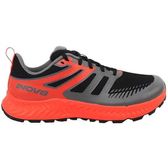 Inov-8 Trailfly Herren Schwarze/Feurige Rote Laufschuhe (Breite Passform) - Image 1