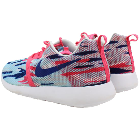 Nike Roshe One Flight Weight (GS) Kinder Blau/Rosa Sneakers - Image 3
