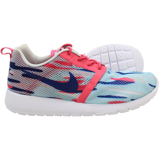 Nike Roshe One Flight Weight (GS) Kinder Blau/Rosa Sneakers - Image 4