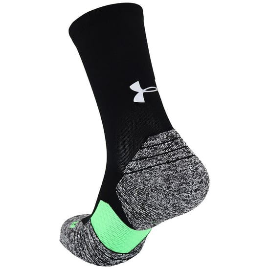 Under Armour Lauf Herren Schwarze gepolsterte Crew-Socken - Image 2