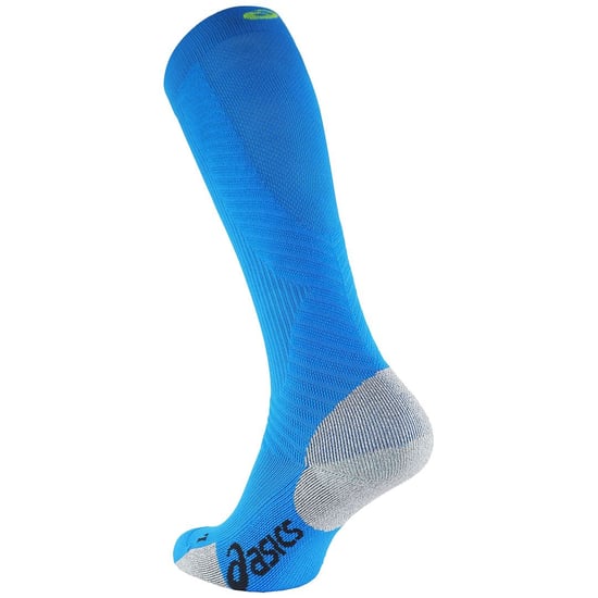 Asics Logo Kompressionsupport Mittlere Herren Blaue Socken - Image 2