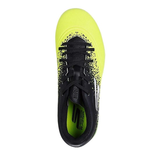 Skechers - "Razor" Fußballschuhe mit festem Boden für Kinder (Gelb/Schwarz) - Image 3