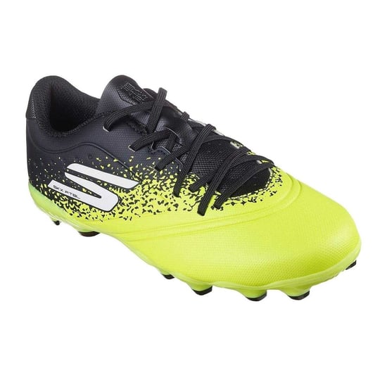 Skechers - "Razor" Fußballschuhe mit festem Boden für Kinder (Gelb/Schwarz) - Image 5