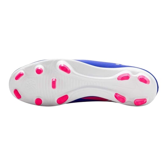 Nike - "Mercurial" Fußballschuhe mit festem Boden für Herren/Damen Unisex (Blau/Weiß/Pink) - Image 4