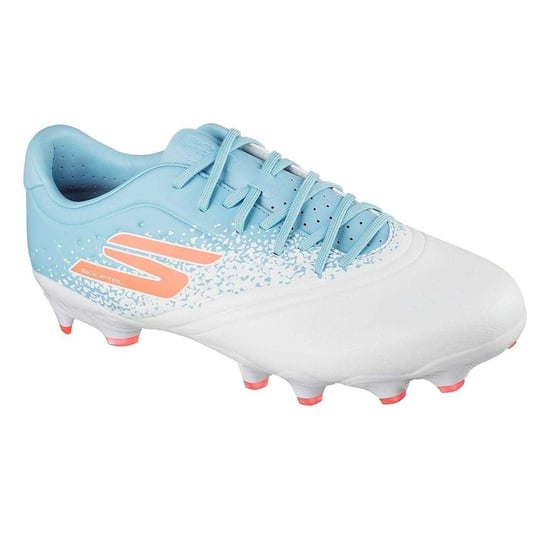 Skechers - Fußballschuhe mit festem Boden für Herren/Damen Unisex (Weiß/Blau) - Image 5