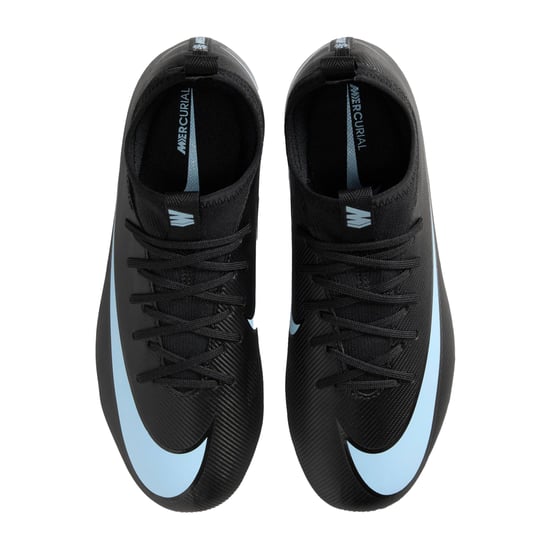Nike - "Mercurial" Fußballschuhe mit festem Boden für Kinder (Schwarz/Blau) - Image 2