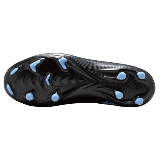 Nike - "Mercurial" Fußballschuhe mit festem Boden für Kinder (Schwarz/Blau) - Image 3