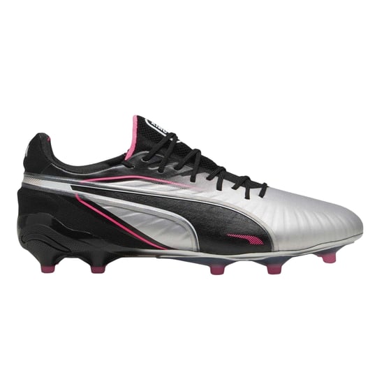 Puma - "King Ultimate" Fußballschuhe mit festem Boden für Kinder (Silber) - Image 1