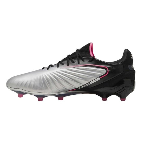 Puma - "King Ultimate" Fußballschuhe mit festem Boden für Kinder (Silber) - Image 2