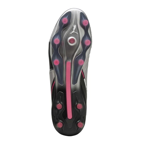 Puma - "King Ultimate" Fußballschuhe mit festem Boden für Kinder (Silber) - Image 4