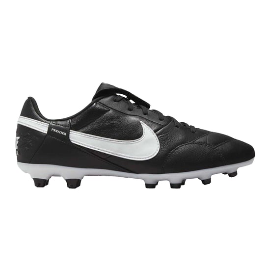 Nike - "Premier 3" Klassisch Fußballschuhe mit festem Boden für Herren, Leder (Schwarz/Weiß) - Image 1