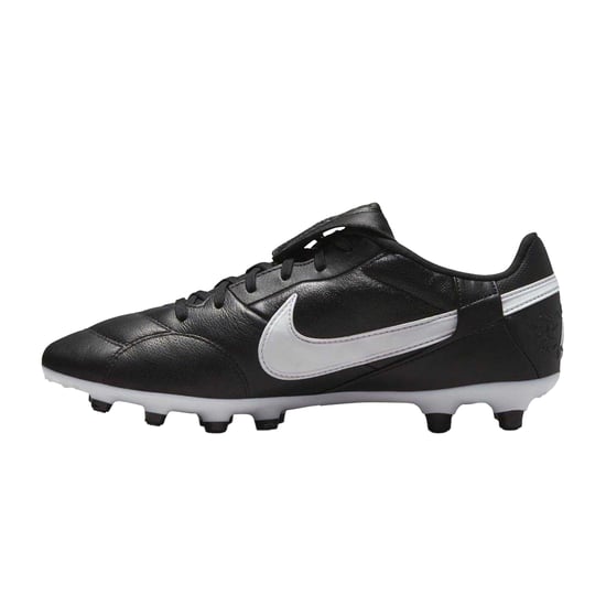 Nike - "Premier 3" Klassisch Fußballschuhe mit festem Boden für Herren, Leder (Schwarz/Weiß) - Image 3