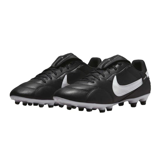 Nike - "Premier 3" Klassisch Fußballschuhe mit festem Boden für Herren, Leder (Schwarz/Weiß) - Image 5