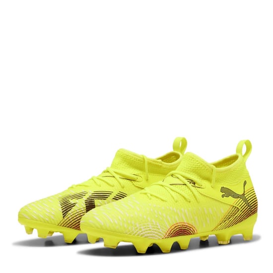 Puma - "Future 8 Ultimate" Künstlicher Boden Fußballschuhe für Kinder (Gelb/Schwarz) - Image 1
