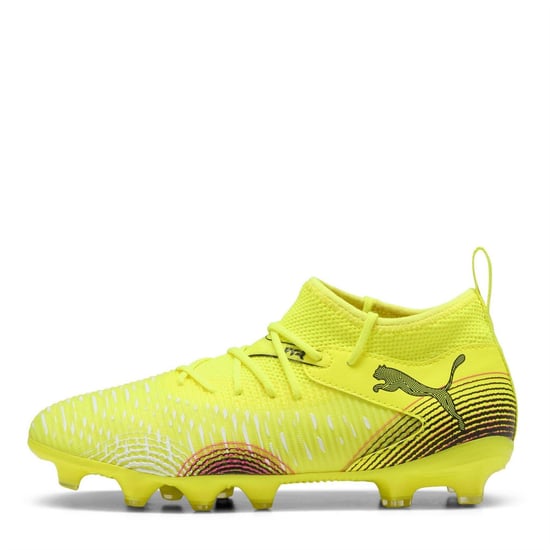 Puma - "Future 8 Ultimate" Künstlicher Boden Fußballschuhe für Kinder (Gelb/Schwarz) - Image 2