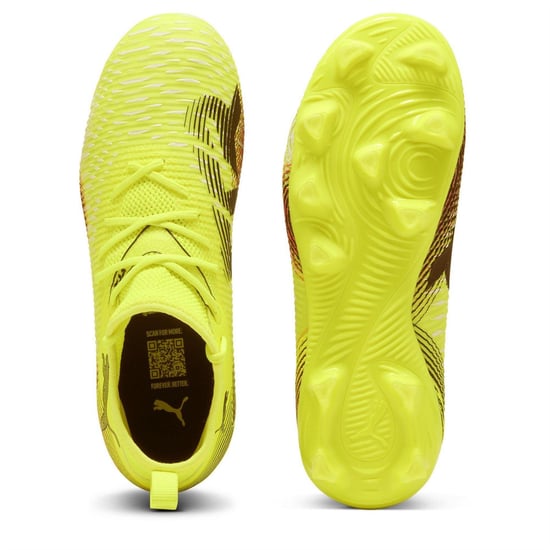 Puma - "Future 8 Ultimate" Künstlicher Boden Fußballschuhe für Kinder (Gelb/Schwarz) - Image 3