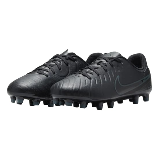 Nike - "Tiempo Legend 10" Fußballschuhe mit festem Boden für Kinder (Schwarz/Grün) - Image 4