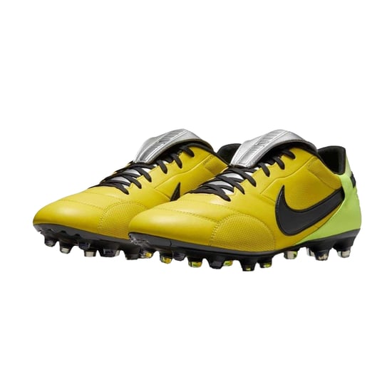 Nike - "Premier 3" Klassisch Fußballschuhe mit festem Boden für Herren, Leder (Volt Farbe/Schwarz) - Image 5