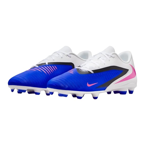 Nike - "Phantom 6 Low Club" Fußballschuhe mit festem Boden für Herren (Blau/Weiß/Pink) - Image 4