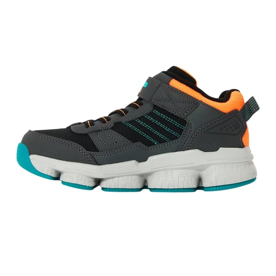 Skechers - "Lunnix" Sneaker für Kinder (Anthrazit/Schwarz/Orange) - Image 2