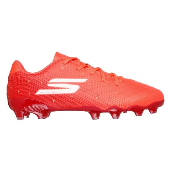 Skechers - Fußballschuhe mit festem Boden für Kinder, Mit Stollen (Orange) - Image 1