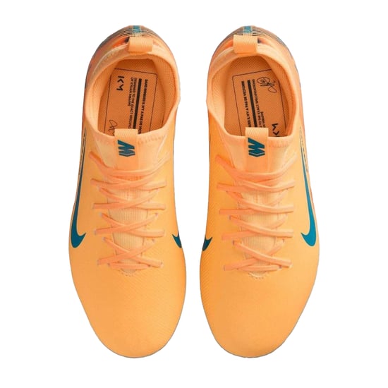 Nike - "Mercurial" Fußballschuhe mit festem Boden für Kinder (Orange/Melone) - Image 4