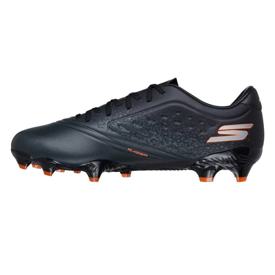 Skechers - Fußballschuhe mit festem Boden für Herren/Damen Unisex (Schwarz/Orange) - Image 2