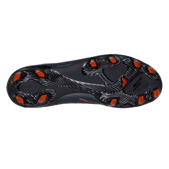 Skechers - Fußballschuhe mit festem Boden für Herren/Damen Unisex (Schwarz/Orange) - Image 4
