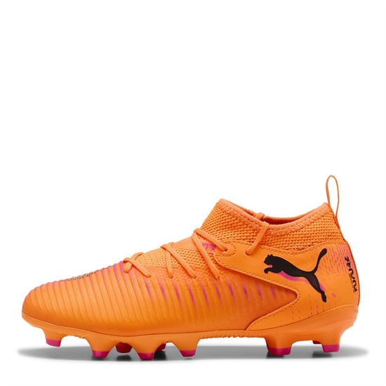 Puma - "Future 8 Ultimate" Künstlicher Boden Fußballschuhe für Kinder (Orange/Schwarz) - Image 2