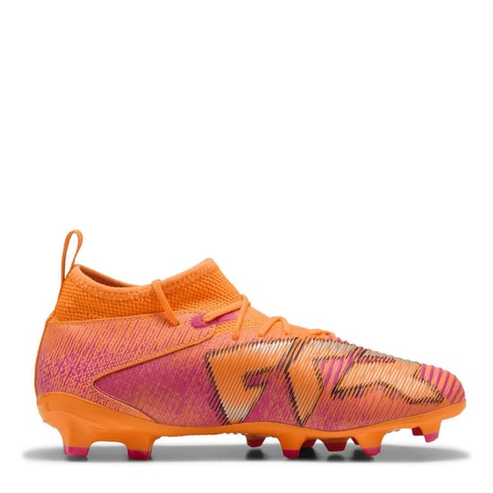Puma - "Future 8 Ultimate" Künstlicher Boden Fußballschuhe für Kinder (Orange/Schwarz) - Image 4