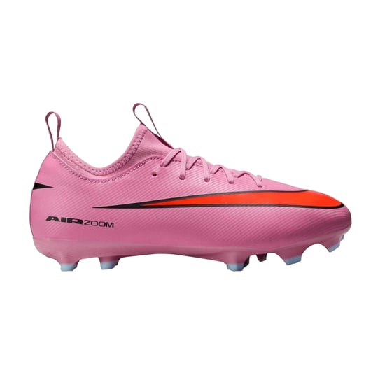 Nike - "Mercurial" Fußballschuhe mit festem Boden für Kinder (Pink/Schwarz/Rot) - Image 1
