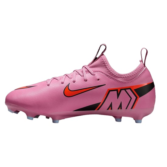 Nike - "Mercurial" Fußballschuhe mit festem Boden für Kinder (Pink/Schwarz/Rot) - Image 3